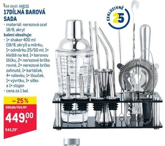 Makro 17DÍLNÁ BAROVÁ SADA nabídka