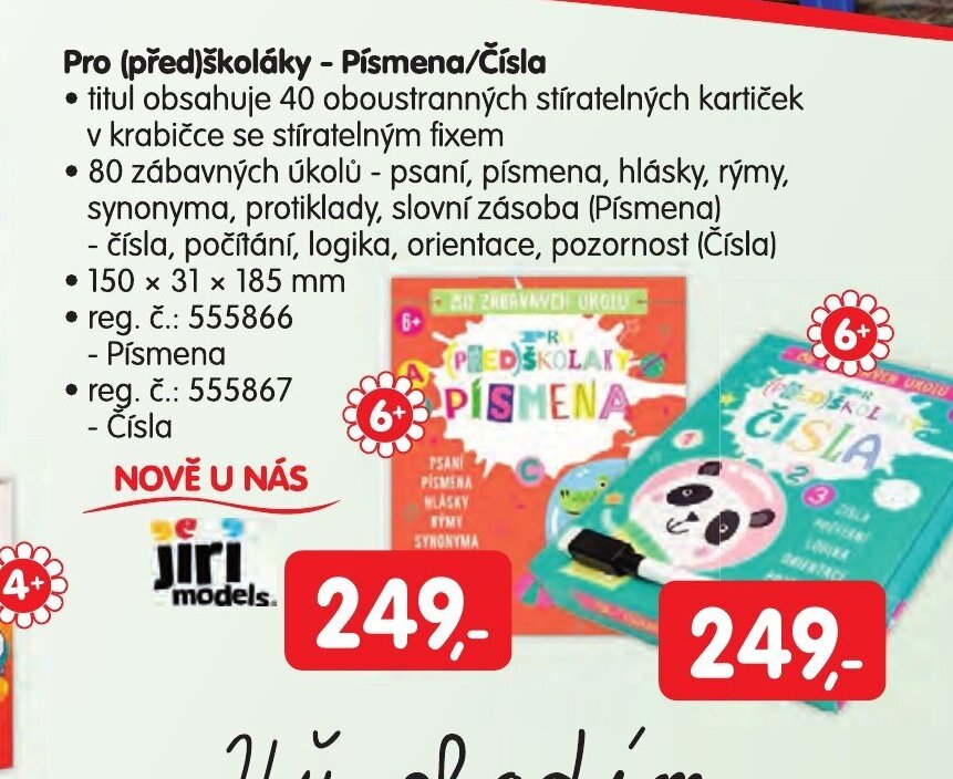 Konzum Pro (před)školáky - Písmena/Čísla nabídka