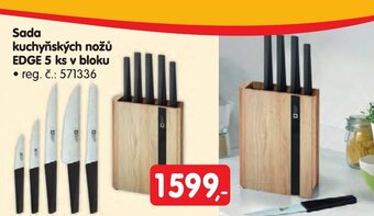 Konzum Sada kuchyňských nožů EDGE 5 ks v bloku • reg. č.: 571336 nabídka
