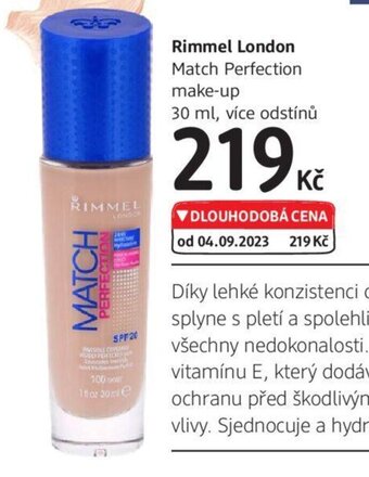 dm drogerie Rimmel London Match Perfection nabídka