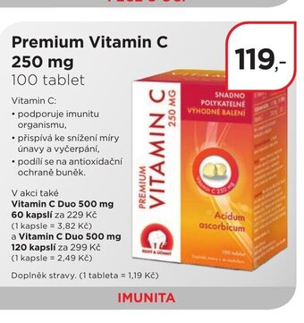 Magistra lékárny Premium Vitamin C 250mg nabídka