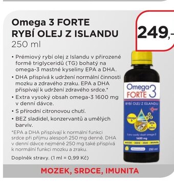Magistra lékárny Omega 3 FORTE RYBÍ OLEJ Z ISLANDU nabídka