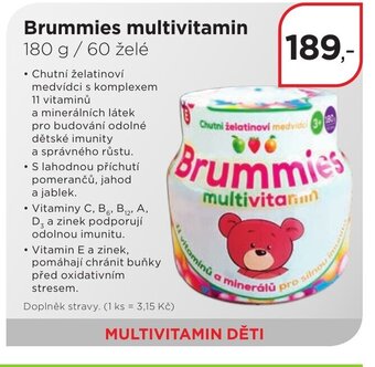 Magistra lékárny Brummies multivitamin nabídka