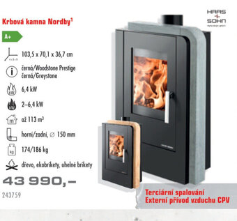 Uni Hobby Krbová kamna Nordby nabídka