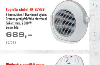 Uni Hobby Topidlo stolní FK 37/GY nabídka