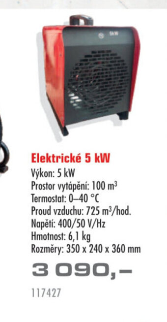 Uni Hobby Elektrické 5 kW nabídka