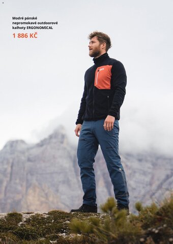 Nordblanc Modré pánské nepromokavé outdoorové kalhoty ERGONOMICAL nabídka