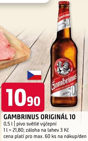 Terno GAMBRINUS ORIGINÁL 10 nabídka
