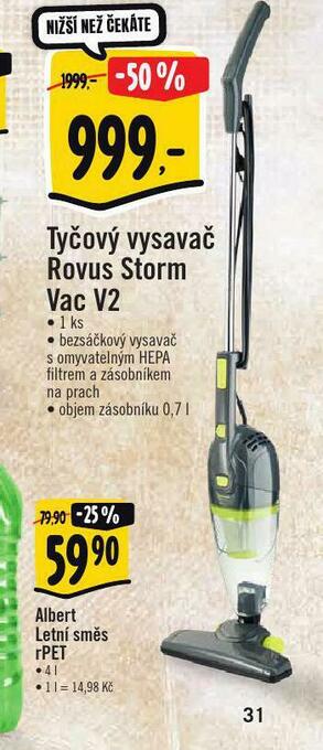 Albert Tyčový vysavač nabídka