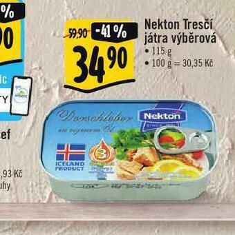 Albert Nekton tresčí játra výběrová nabídka