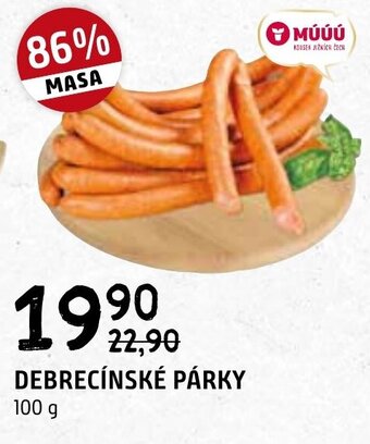 DEBRECÍNSKÉ PÁRKY