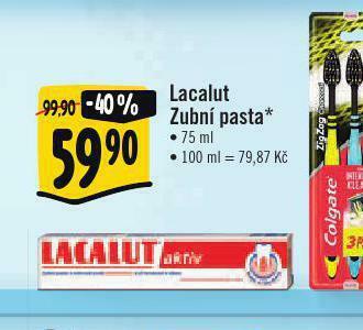 Albert Lacalut zubní pasta nabídka