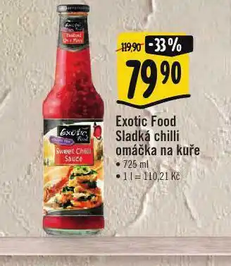 Exotic food sladká chilli omáčka na kuře