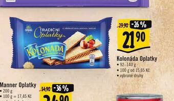Albert Kolonáda oplatky nabídka