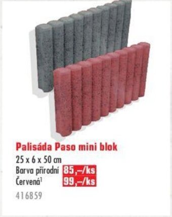 Uni Hobby Palisáda Paso mini blok nabídka