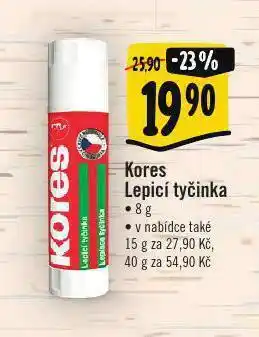 Albert Kores lepicí tyčinky nabídka