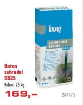 Uni Hobby Beton zahradní SB25 nabídka