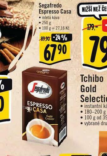 Albert Segafredo espresso casa nabídka