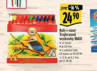 Albert Koh-i-noor trojhranné voskovky nabídka