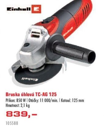 Uni Hobby Bruska úhlová TC-AG 125 nabídka