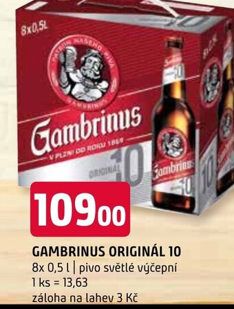 Terno GAMBRINUS ORIGINÁL 10 nabídka