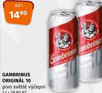 Terno GAMBRINUS ORIGINÁL 10 nabídka