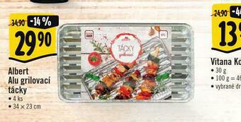 Albert Albert alu grilovací tácky nabídka
