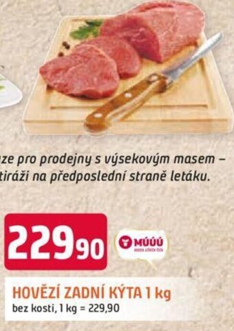 Trefa HOVĚZÍ ZADNÍ KÝTA 1 kg nabídka