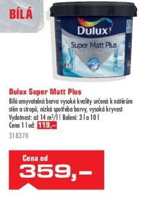 Uni Hobby Dulux Super Matt Plus nabídka