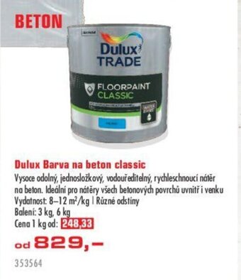 Uni Hobby Dulux Barva na beton classic nabídka