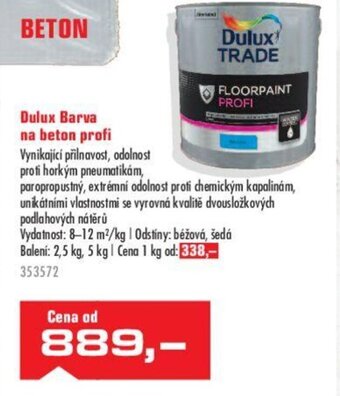 Uni Hobby Dulux Barva na beton profi nabídka
