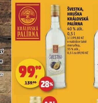 Penny Market Švestka, hruška královská palírna nabídka