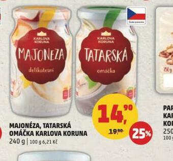 Penny Market Tatarská omáčka karlova koruna nabídka