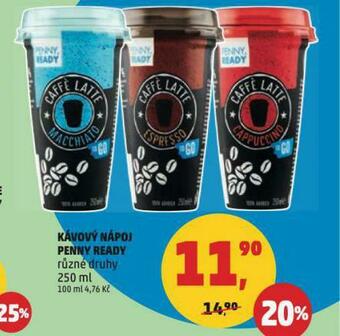 Penny Market Kávový nápoj penny ready nabídka