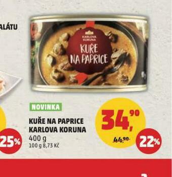 Penny Market Kuře na paprice karlova koruna nabídka