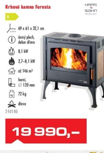 Uni Hobby Krbová kamna Foresta nabídka