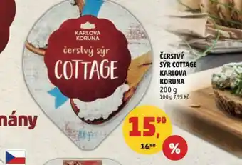Penny Market Čerstvý sýr cottage karlova koruna nabídka