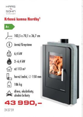 Uni Hobby Krbová kamna Nordby nabídka