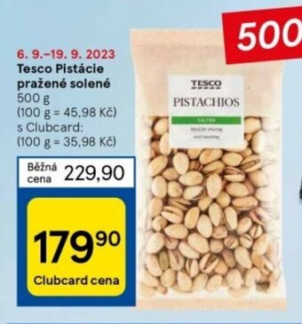 Tesco Tesco Pistácie pražené solené nabídka