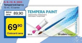 Tesco Temperové barvy nabídka