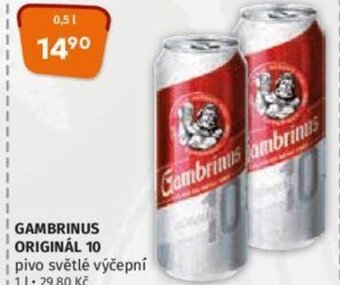 Trefa GAMBRINUS ORIGINÁL 10 nabídka