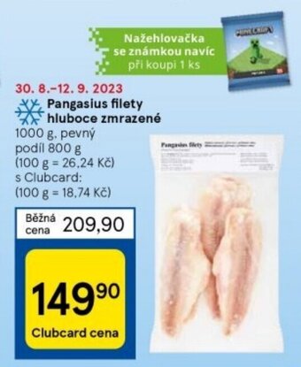 Pangasius filety hluboce zmrazené