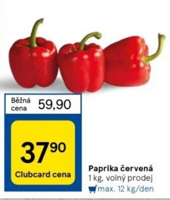 Tesco Paprika červená nabídka