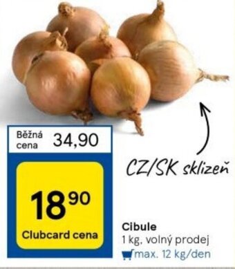 Tesco Cibule nabídka