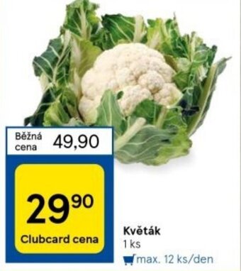 Tesco Květák nabídka