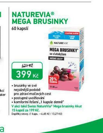 Alphega Lékárna Naturevia mega brusinky nabídka