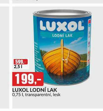 Baumax Luxol lodní lak nabídka