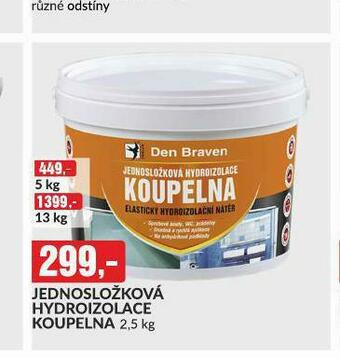 Baumax Jednosložková hydroizolace koupelna nabídka