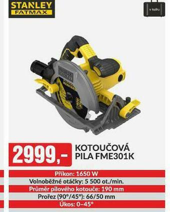 Baumax Kotoučová pila stanley nabídka