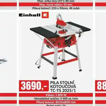Baumax Pila stolní einhell nabídka